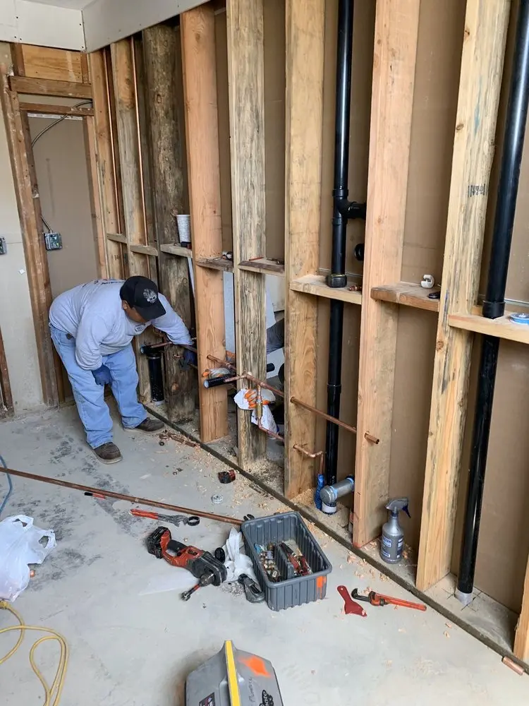 Commercial rough-in plumbing for Water Heater Replacement in Roosevelt City